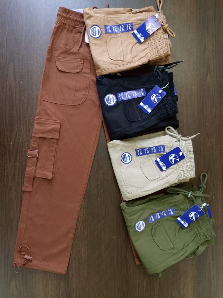 girls cargo long pant